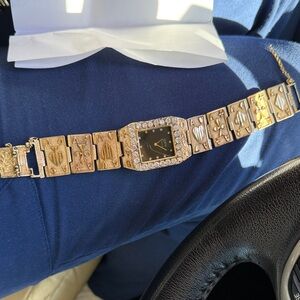 Gold and Silver Men's Watch